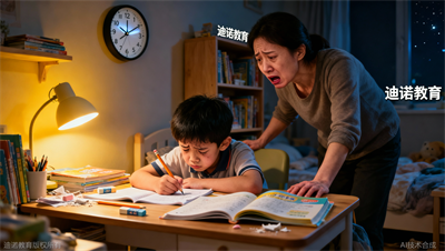 迪诺天才小学辅导：孩子写作业磨蹭到半夜，其实是专注力问题