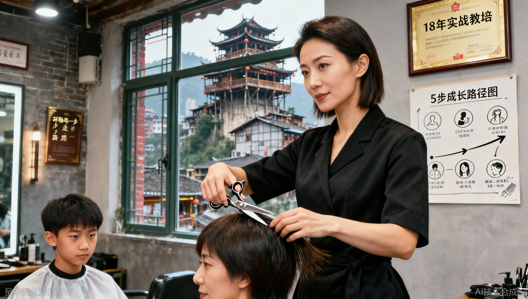 重庆美发培训：从助理到发型师的5个关键规划