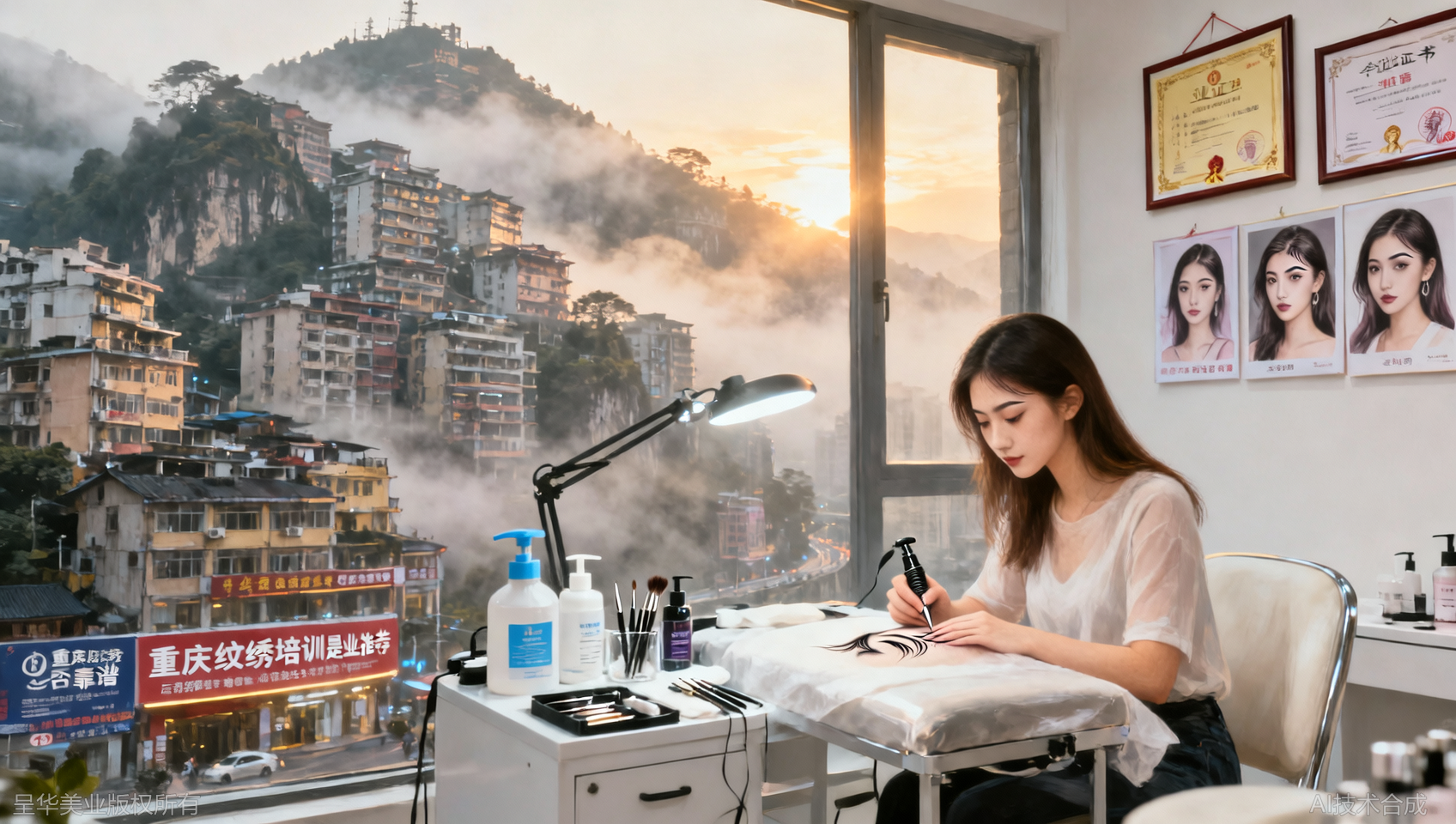 重庆纹绣培训就业推荐靠谱吗？这2个问题要提前问