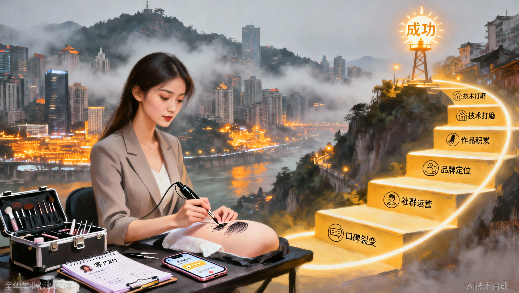 重庆纹绣创业流程：新手必走的5个关键步骤