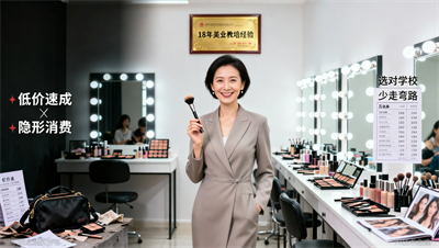 重庆化妆培训费用多少？别被这2个费用误区误导