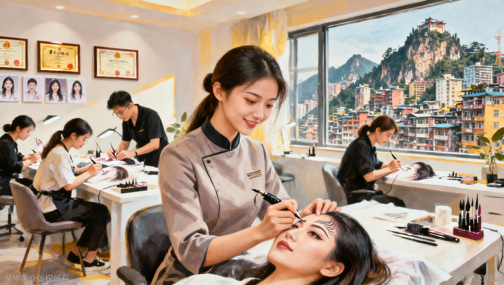 重庆纹绣培训就业前景：2024年的3个确定性方向