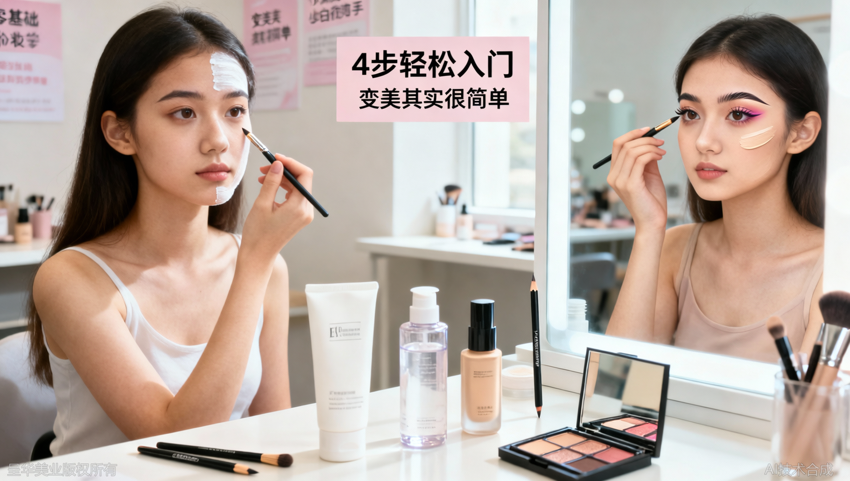 重庆零基础化妆培训：小白入门的4个关键步骤