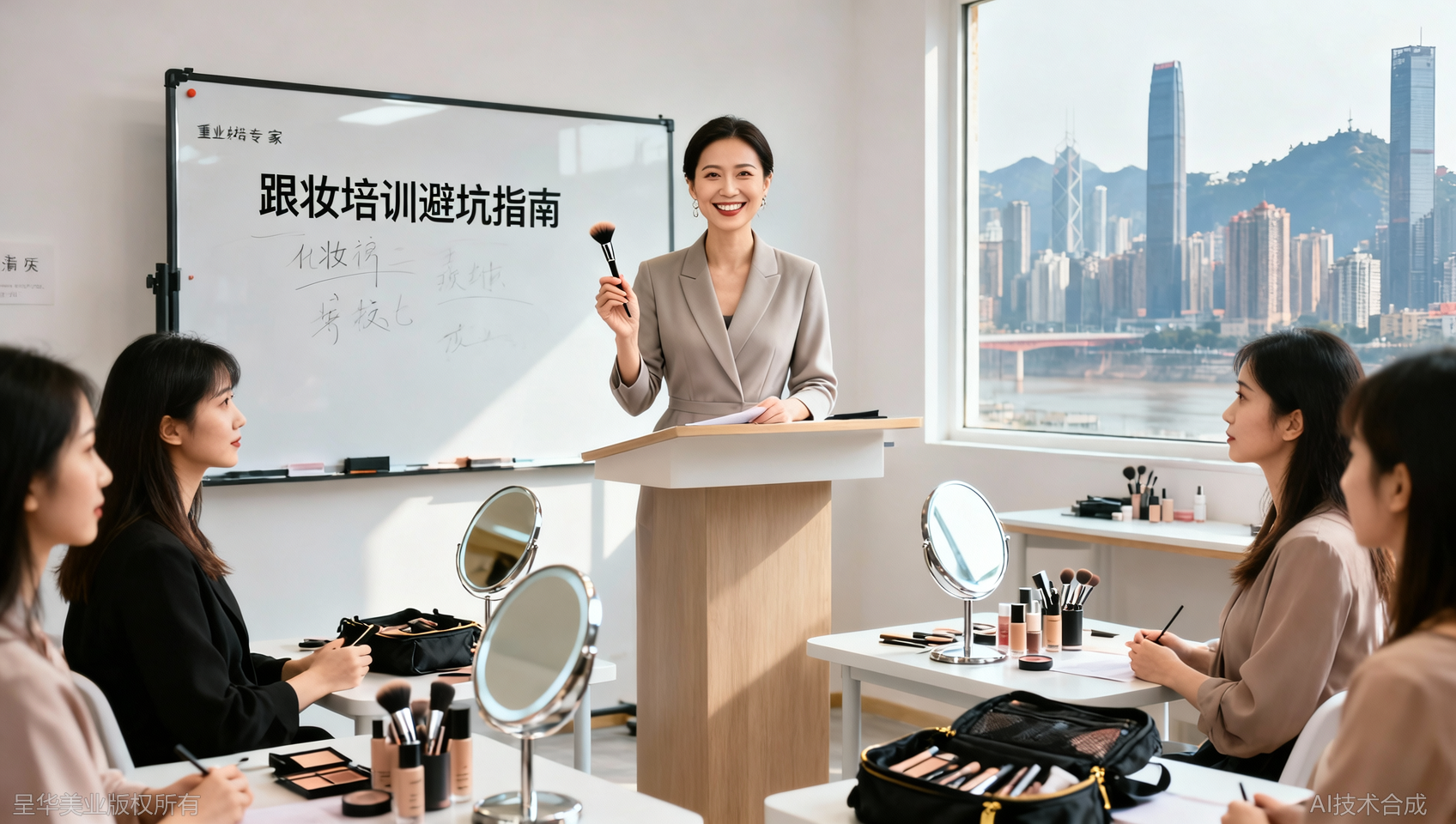 重庆新娘跟妆培训：避开这2个新娘跟妆的误区