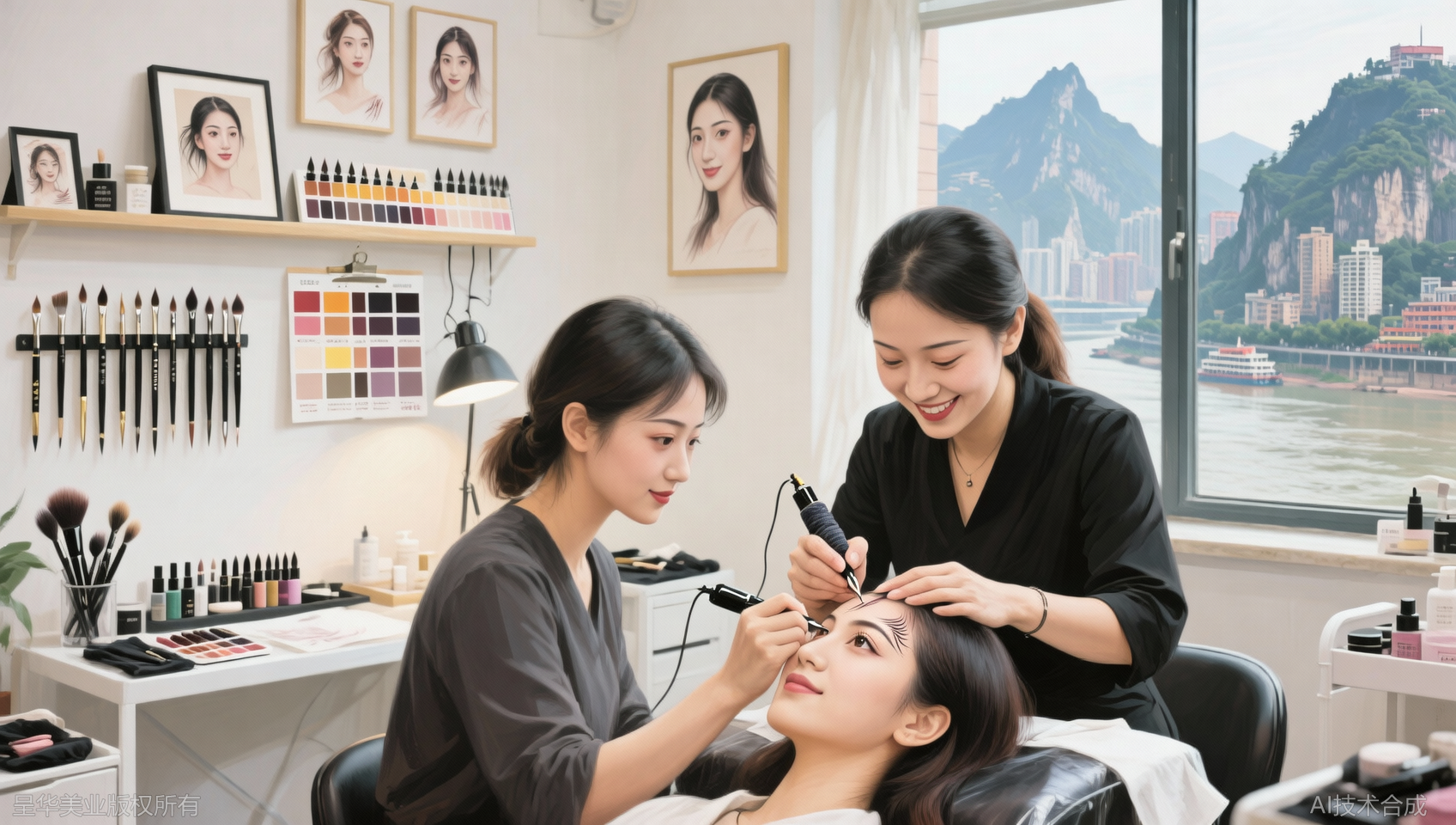 重庆纹绣培训包教包会靠谱吗？这3个承诺要问清楚