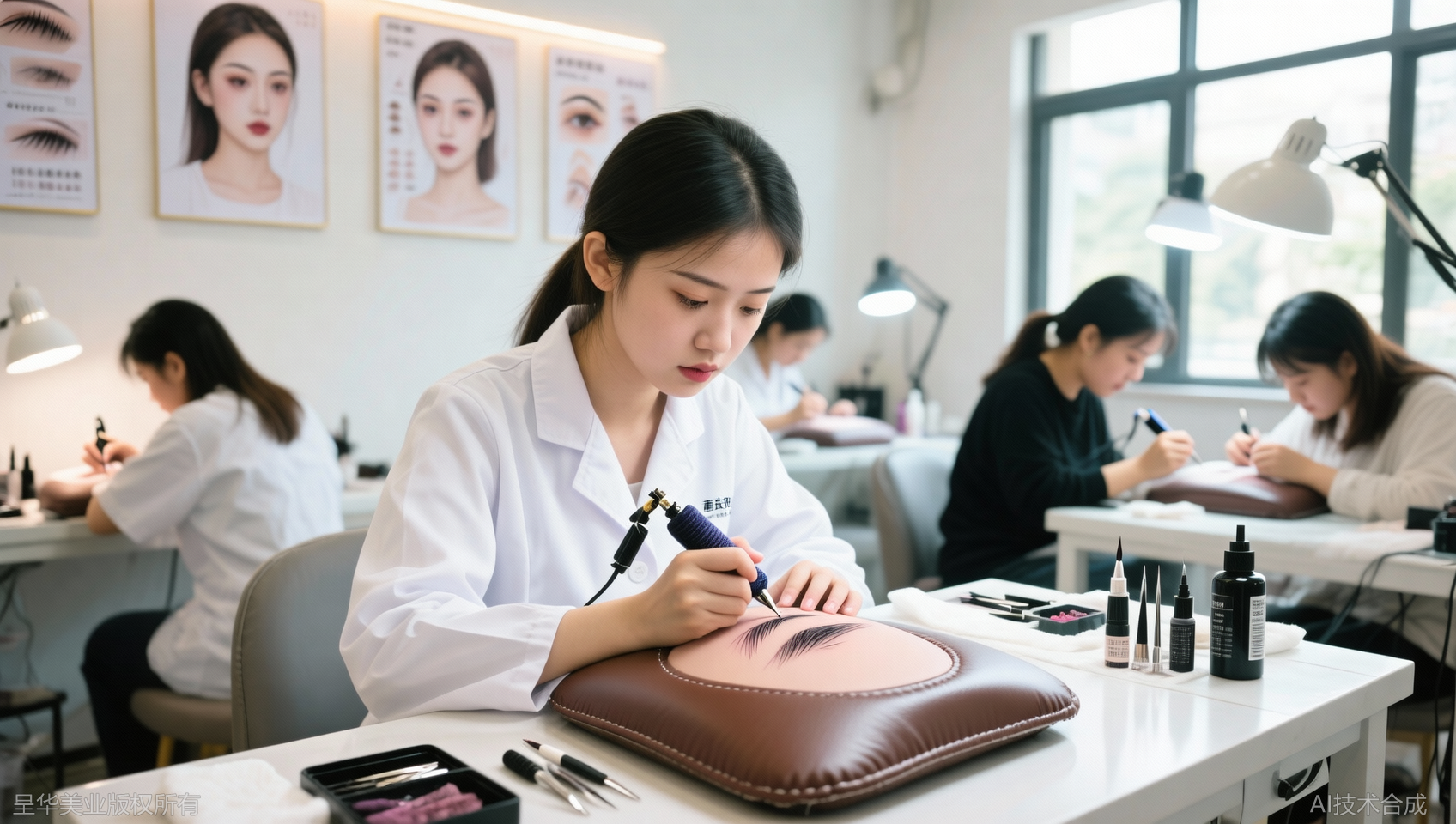 重庆零基础纹绣培训：小白入门的4个关键步骤