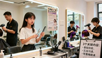 重庆美发培训零基础入门班：新手入门的3个关键内容