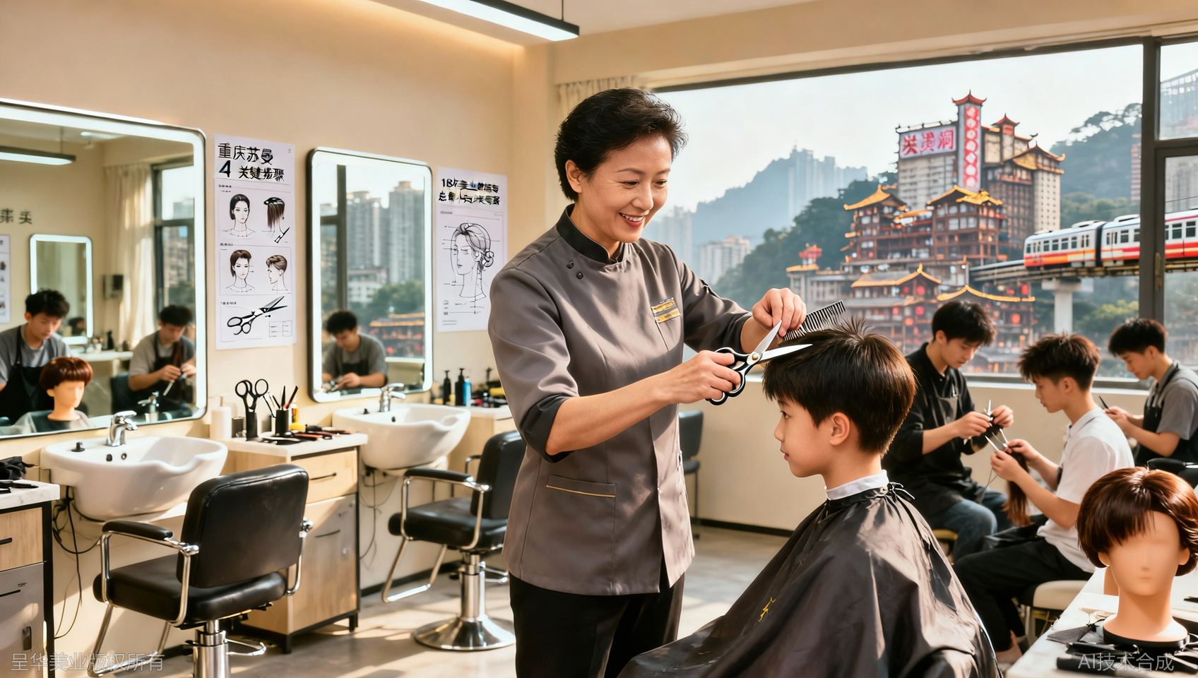 重庆美发培训零基础学习：小白入门的4个关键步骤