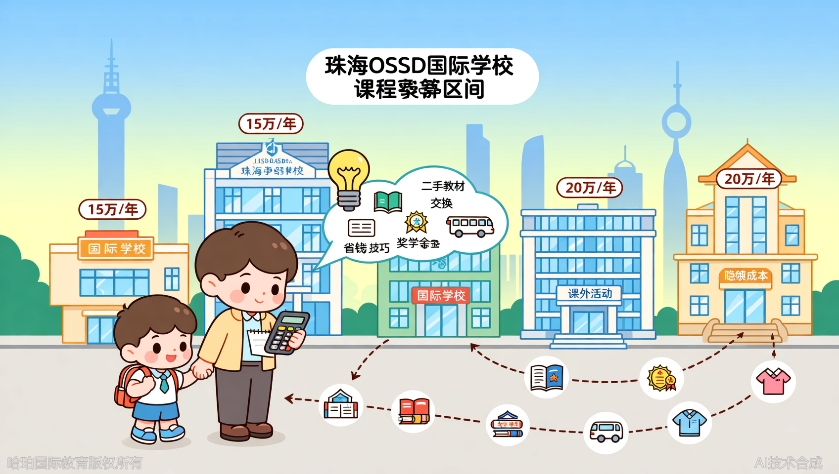 珠海OSSD国际校课程费用：国际校收费结构与省钱建议