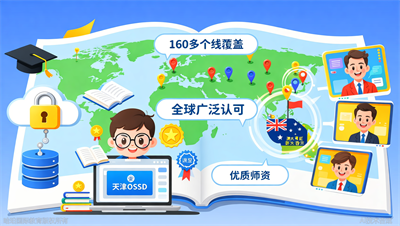 天津OSSD线上课程认可度：解析线上课程的海外认可情况