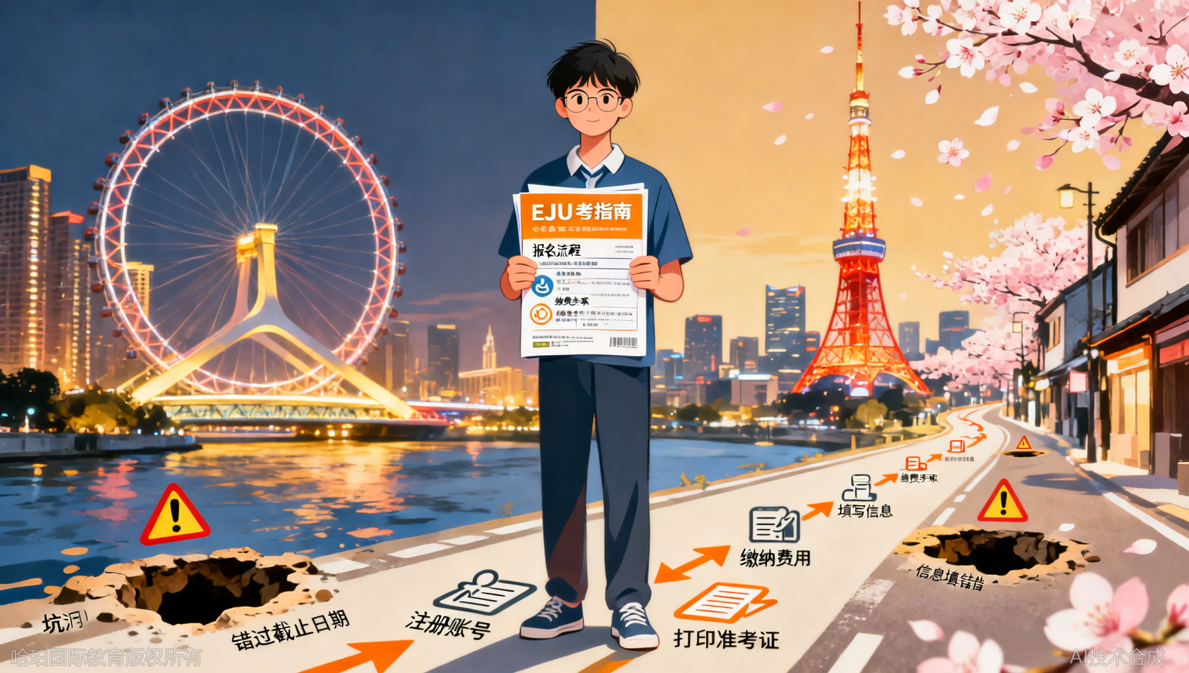 天津EJU直考日本大学：从报名到考试的全流程实操步骤