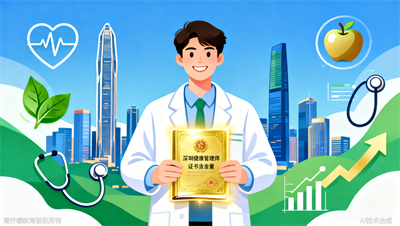 深圳健康管理师证书含金量到底如何？企业认可+用途全说明