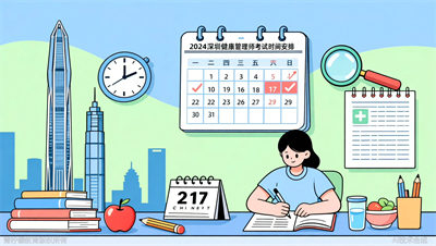 2024深圳健康管理师考试时间安排：上半年+下半年考试节点全览
