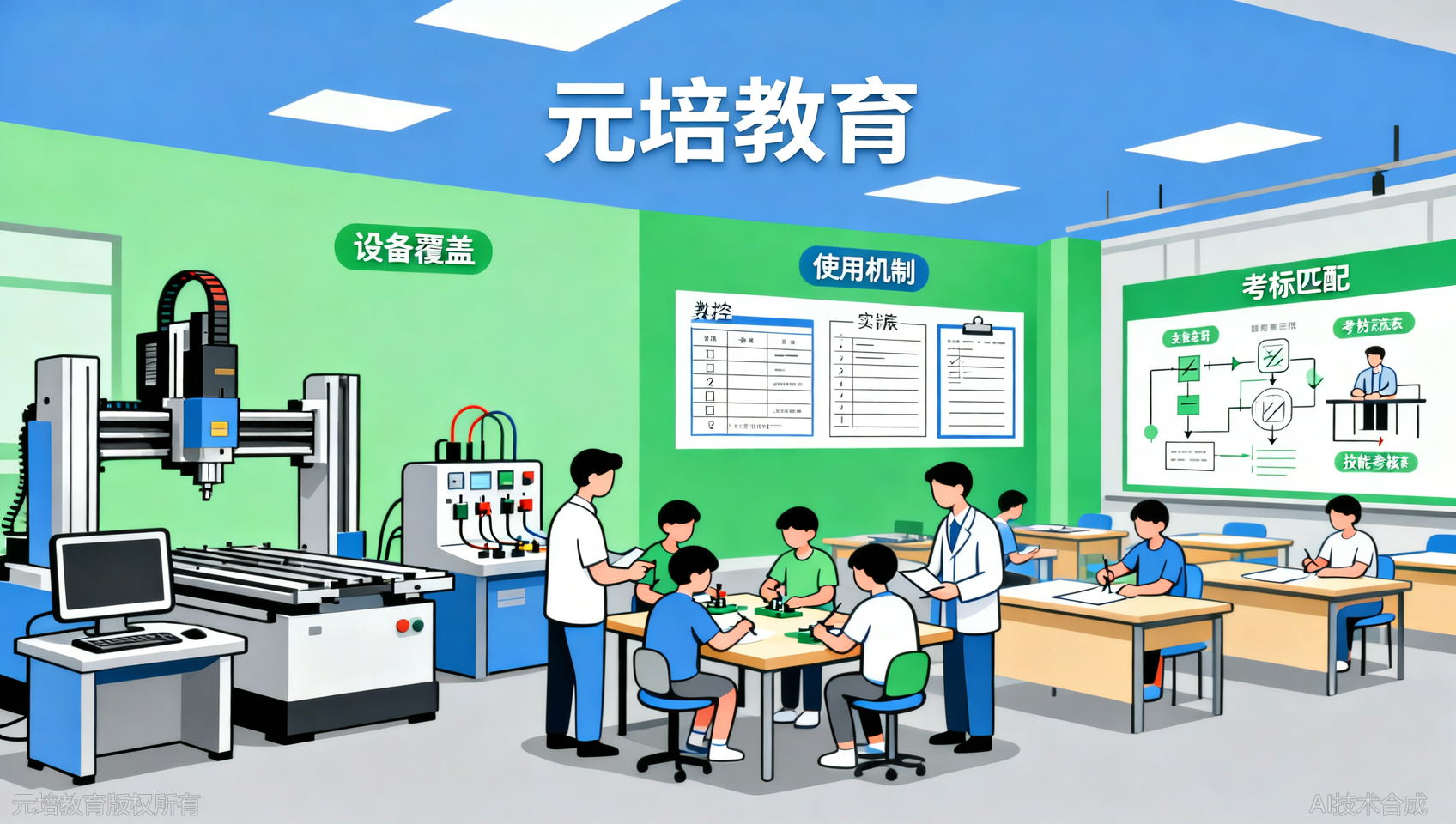 山东元培教育的技能实训设备齐全吗？能满足各个专业大类的练习需求吗？