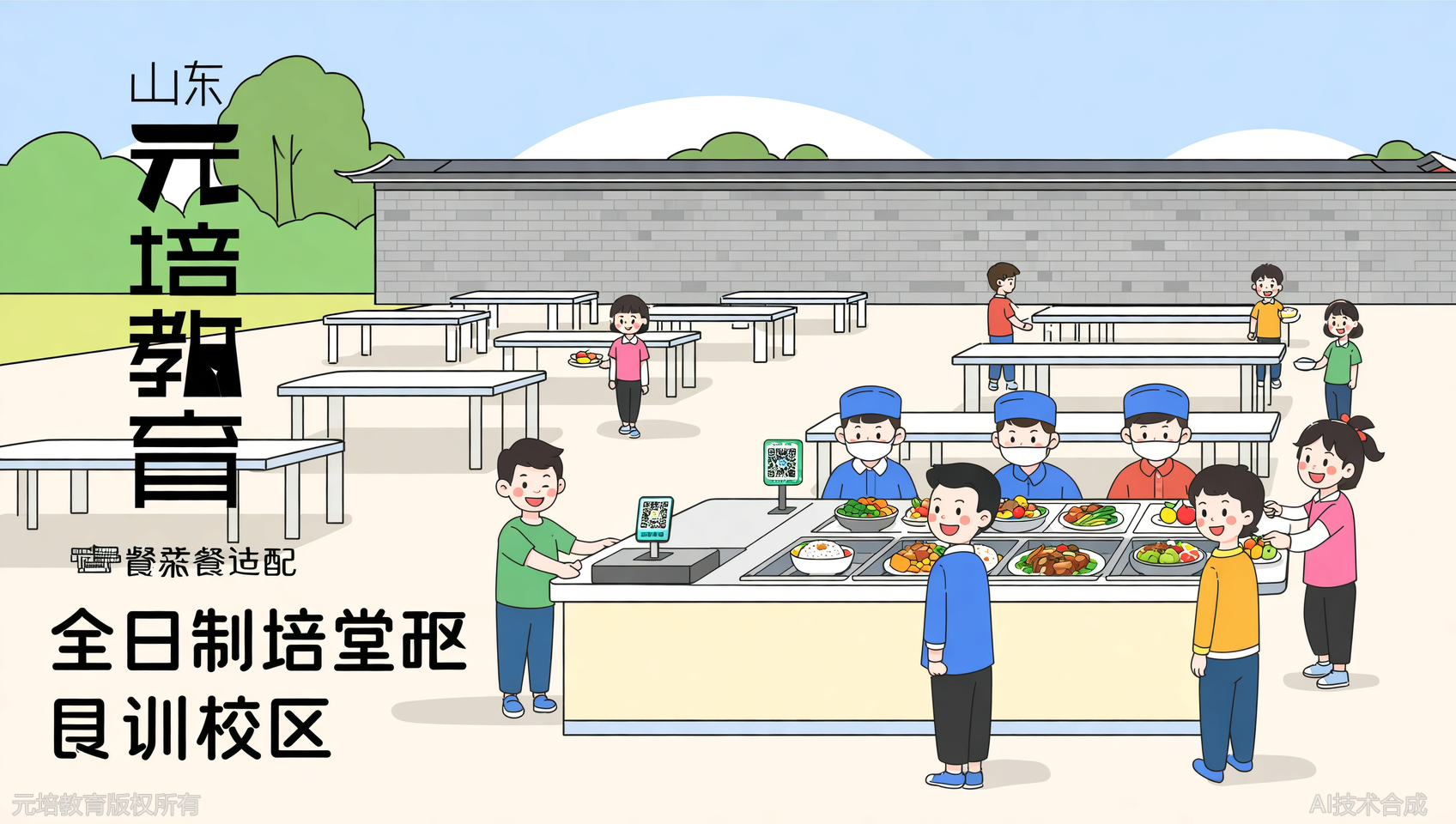 山东元培教育的食堂伙食怎么样？学生普遍反映吃得习惯吗？