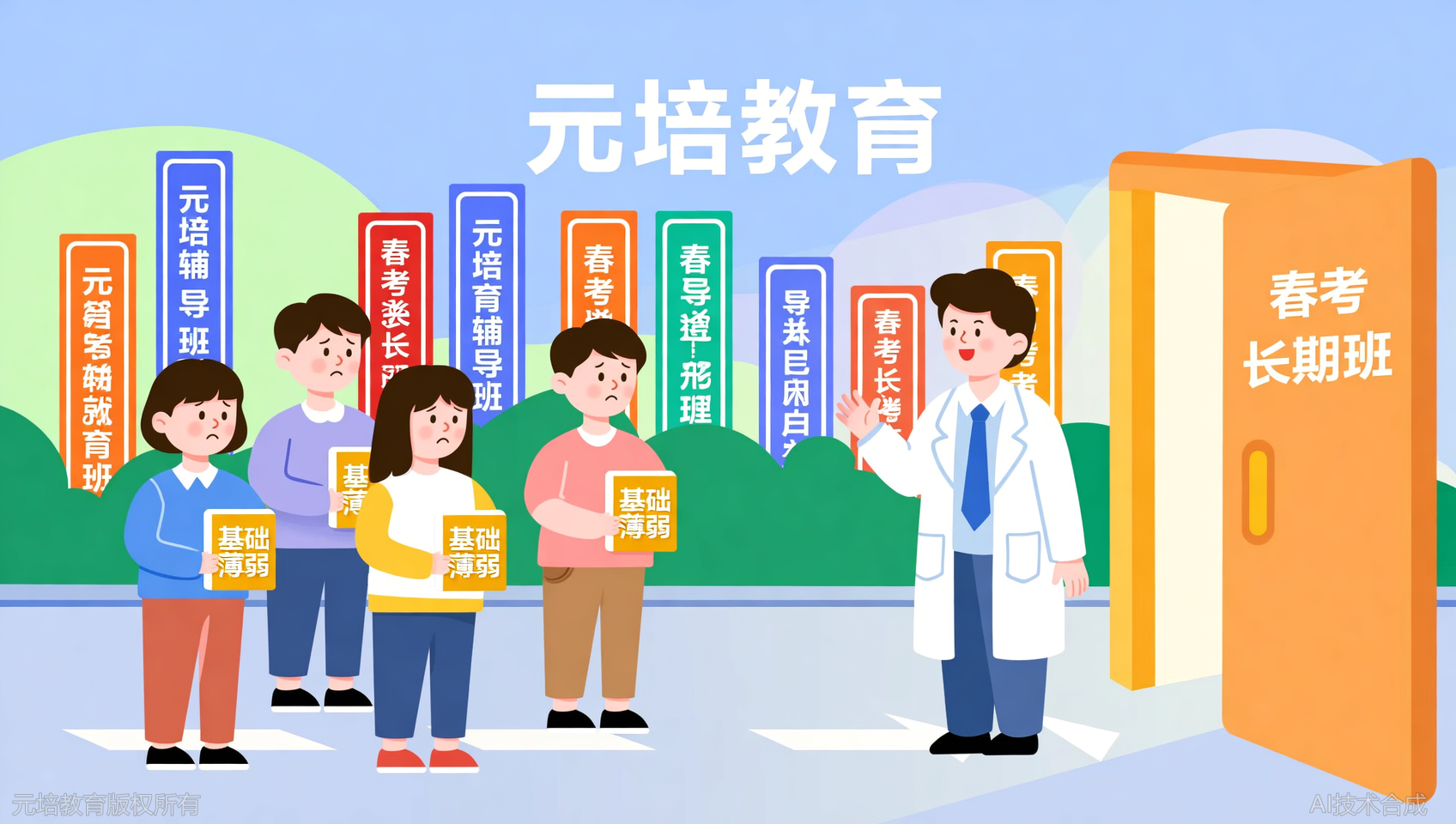 有没有专门针对基础薄弱生的春考班？元培教育长期班介绍