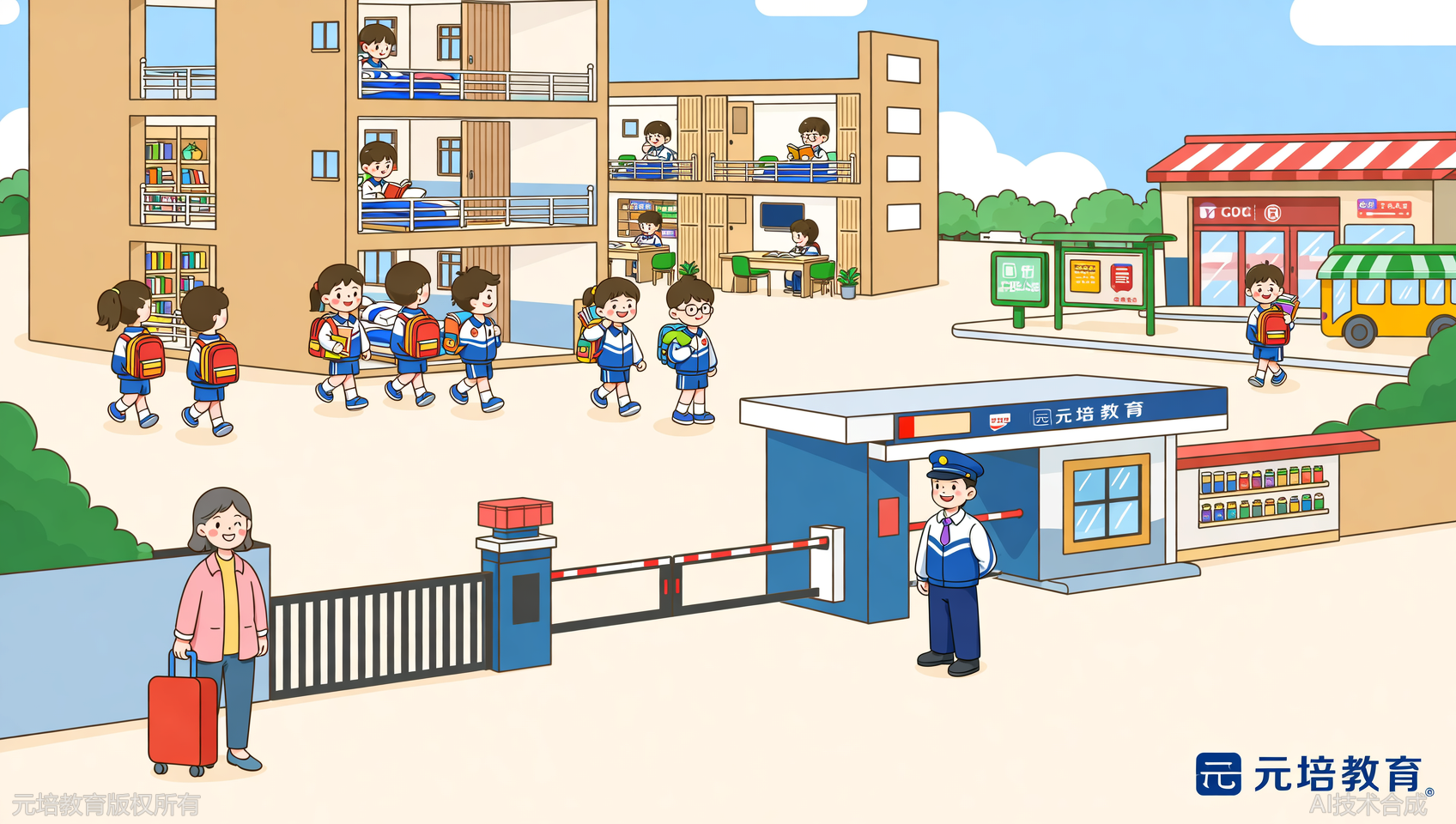 想让孩子住校培训？元培教育在山东交通学院校内，安全方便