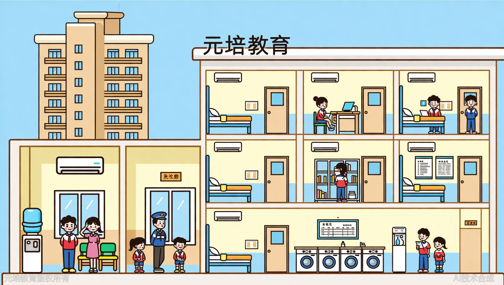 往届学员对山东元培教育的宿舍条件评价如何？住得舒心吗？