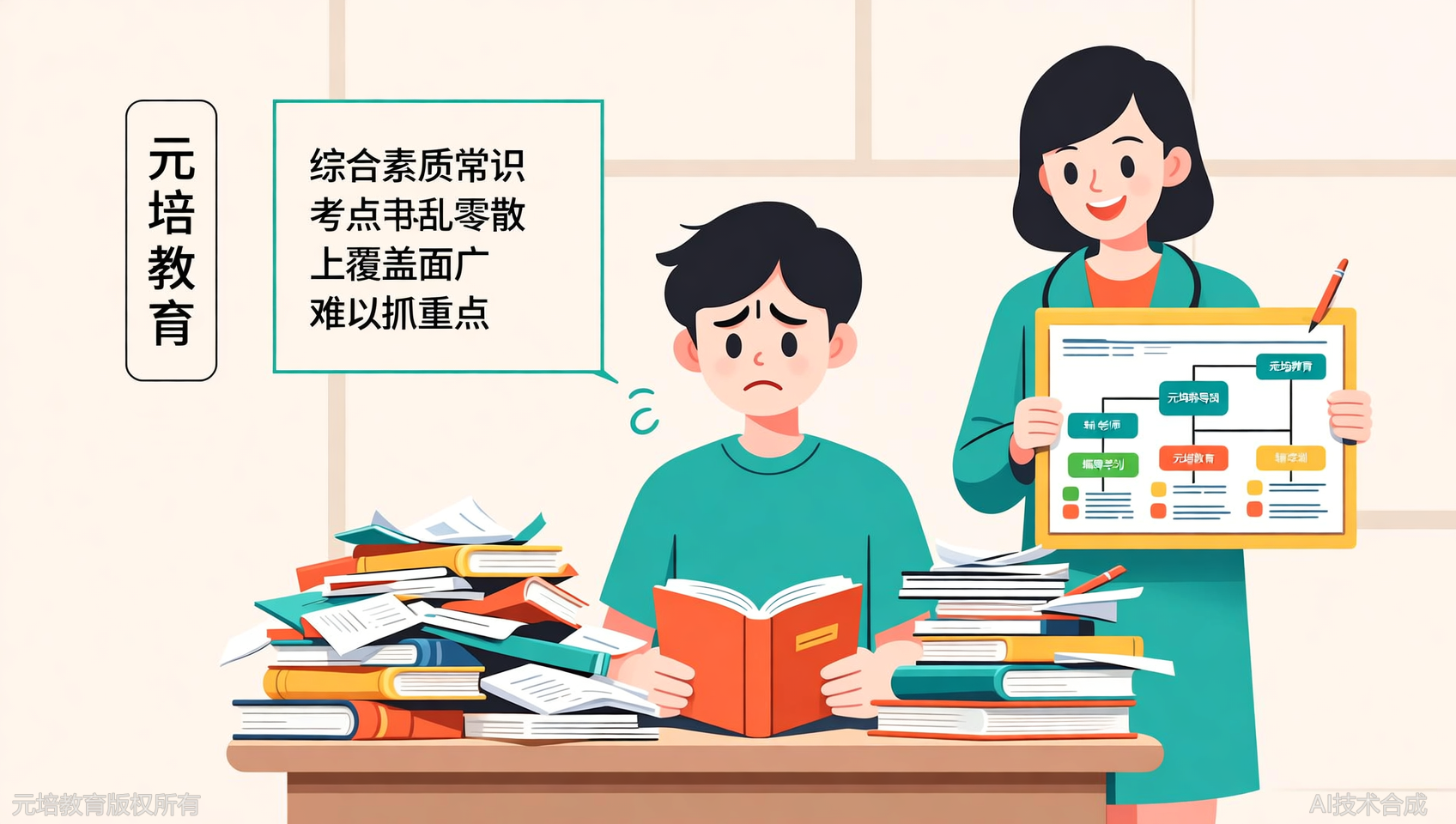 综合素质常识范围太广，元培教育帮你找到重点