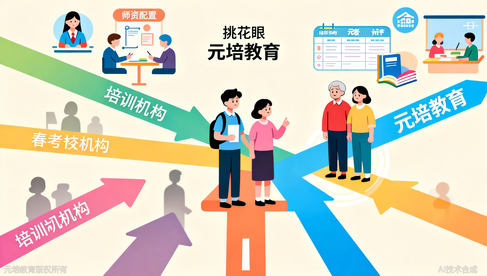 春考培训选元培教育还是其他？看看师资和课程深度