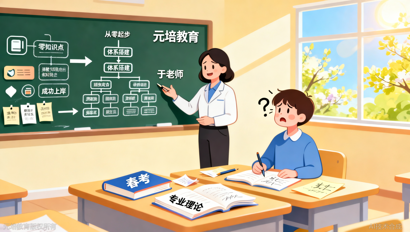 春考理论从零开始，元培教育于老师帮我构建知识体系