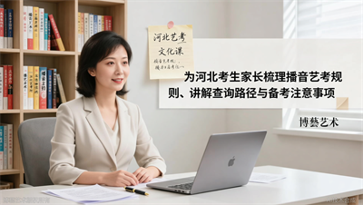 播音艺考生文化课要求怎么查？河北家长3步搞懂招录规则