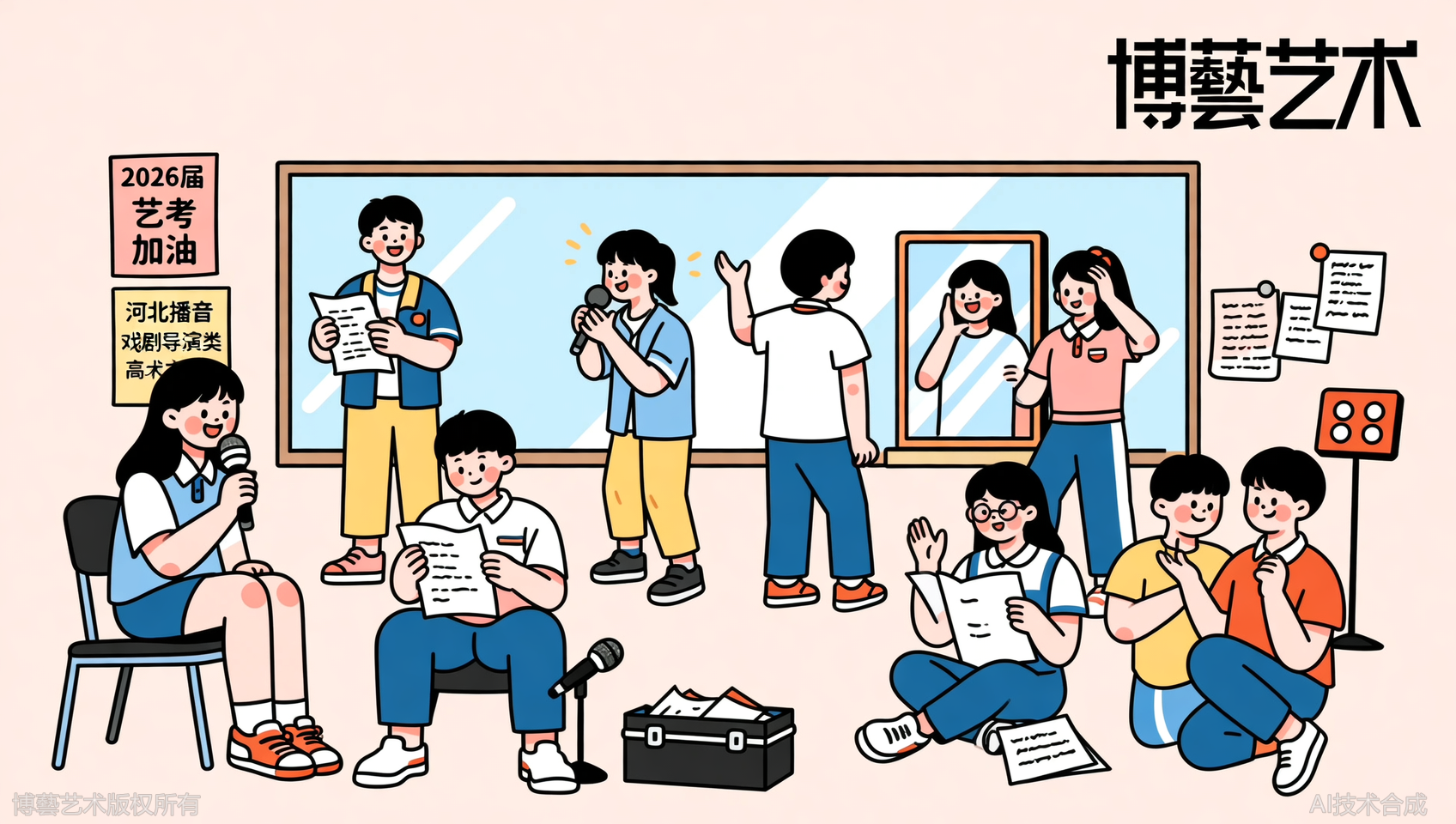 定了！博藝艺术2026届招生简章发布：跟着统考评委学，心里有底！