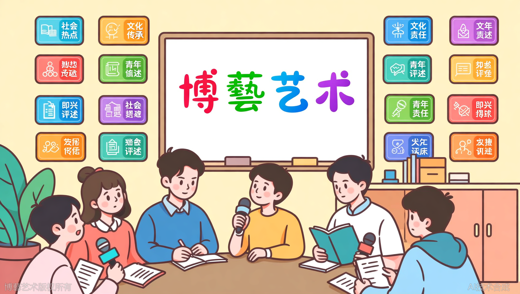 为什么你的即兴评述总是没深度？博藝艺术：因为你没掌握这16个核心专题！