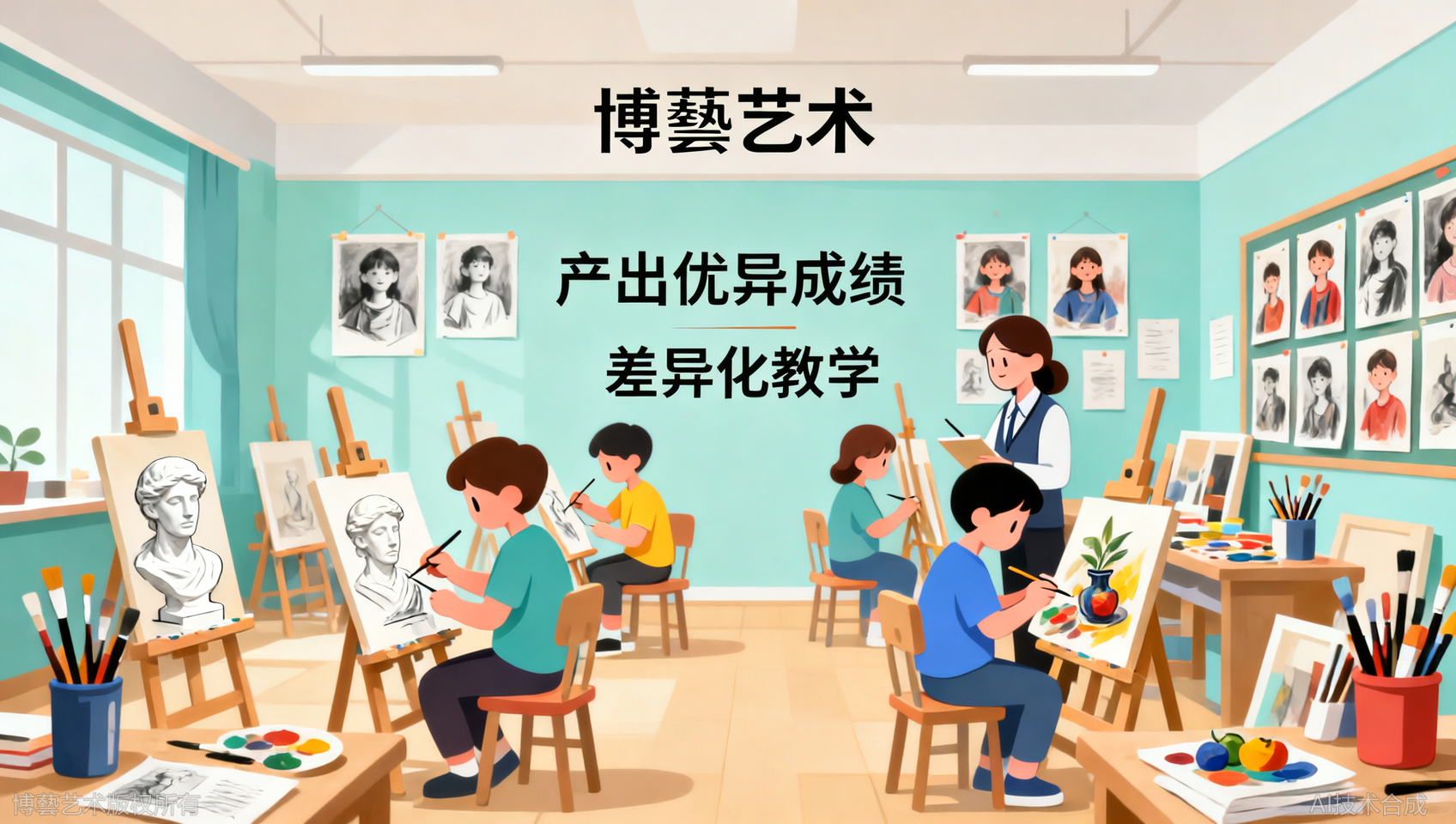 博藝艺术揭秘：为何我们的学生能连续斩获全省前五？教法才是核心竞争力！