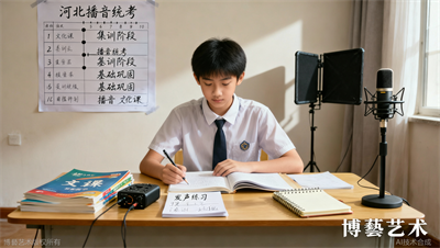 播音艺考集训什么时候开始合适？河北高中生时间规划方法