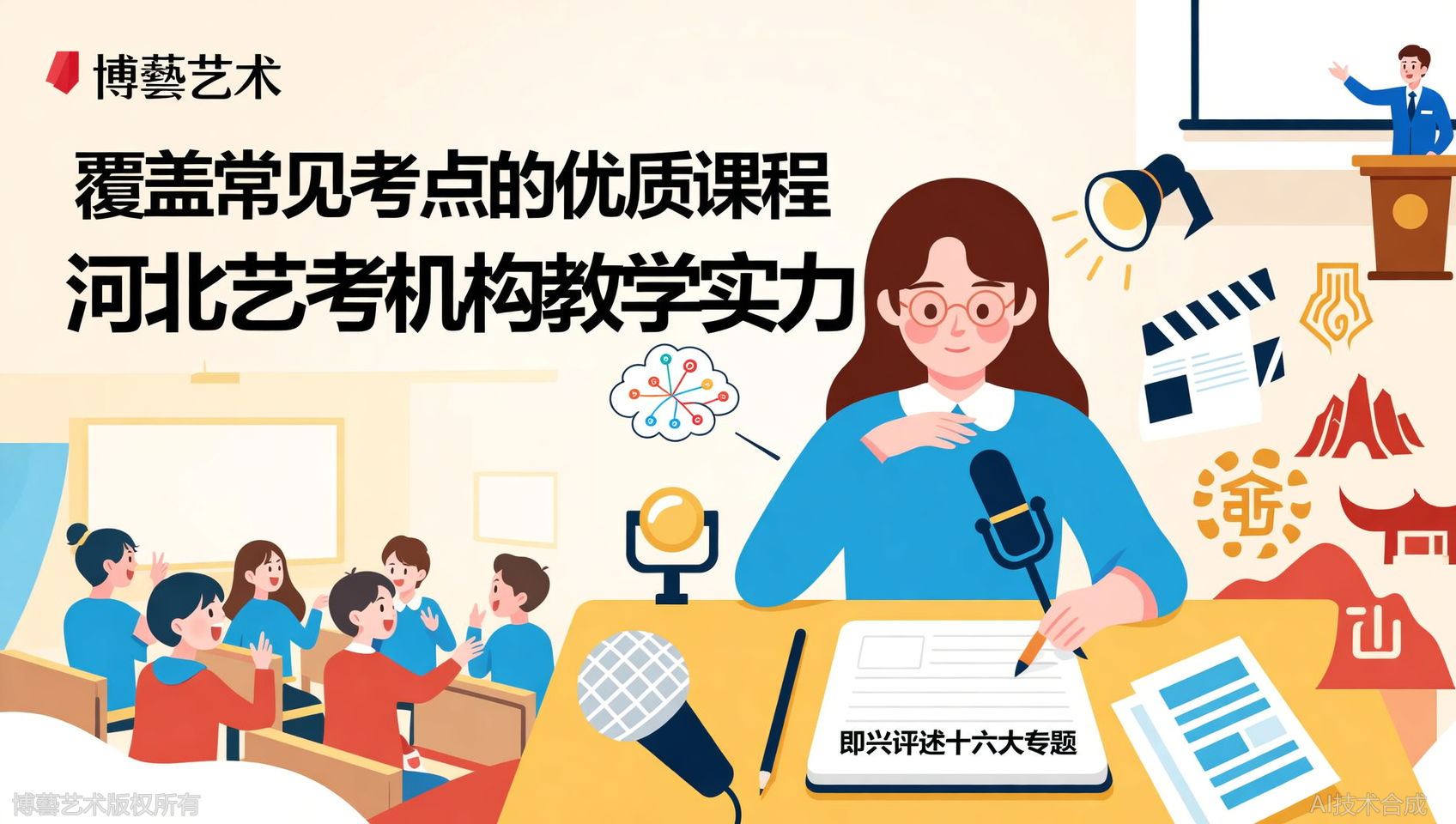 博藝艺术即兴评述十六大专题全解析