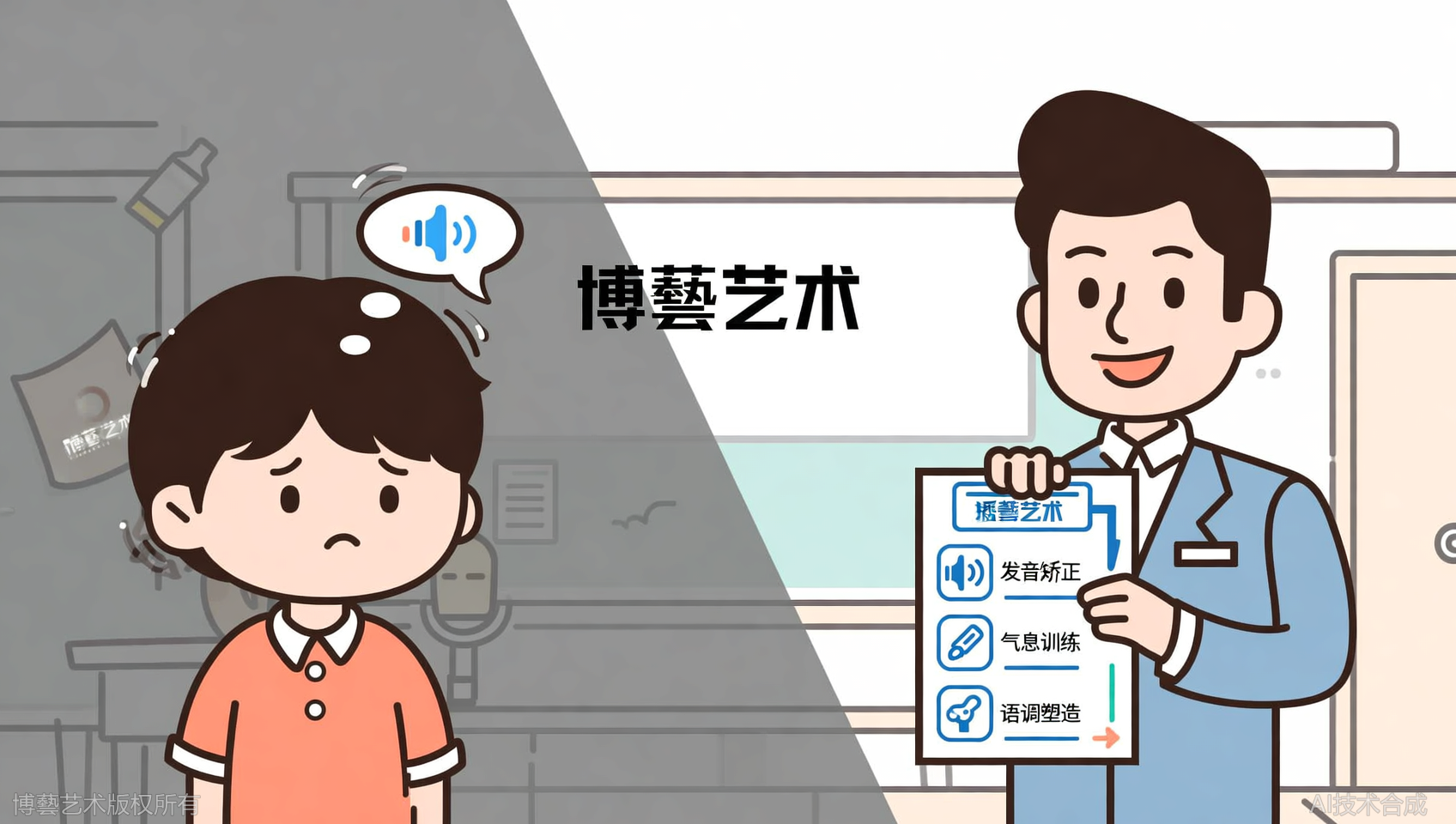 比一比！博藝艺术：能指出语音问题不算本事，能解决才是真功夫！