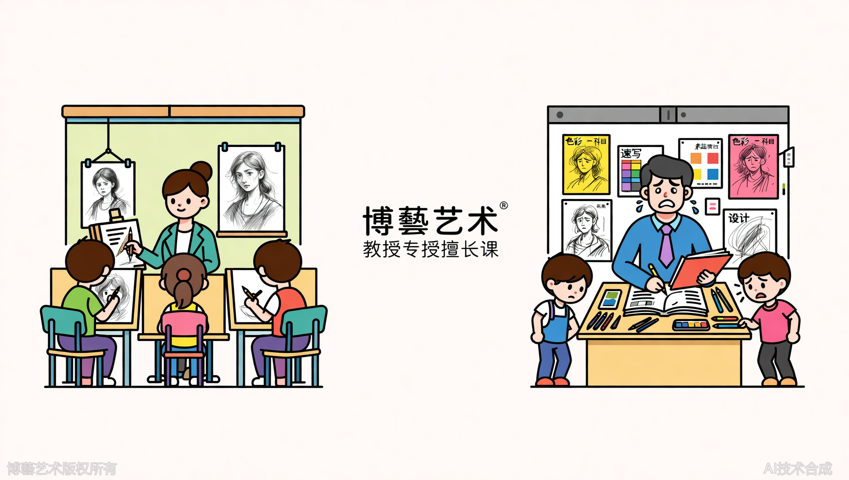 博藝艺术VS其他机构：为什么我们坚持让教授只教一门他擅长的课？
