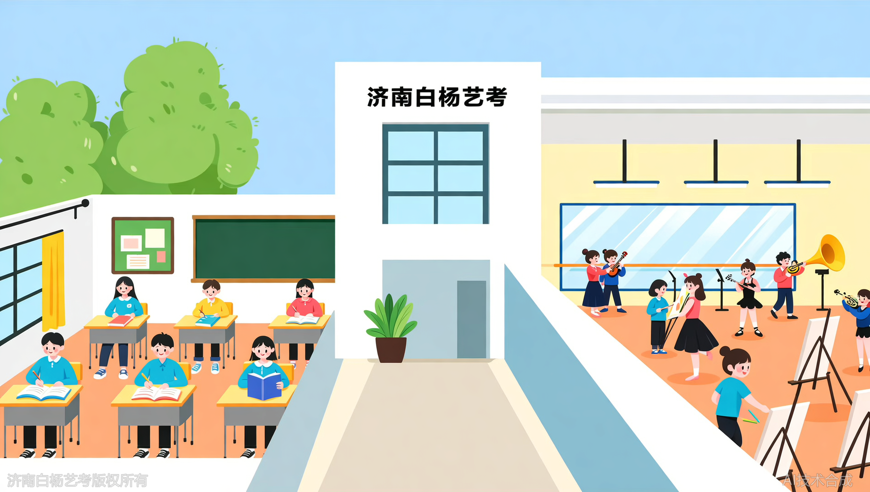 文化课+专业课双轨并行：济南白杨艺术学校的每日课表