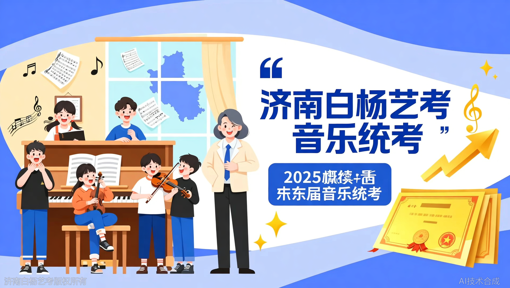 济南白杨艺术学校2025届学员统考教学成果怎么样？