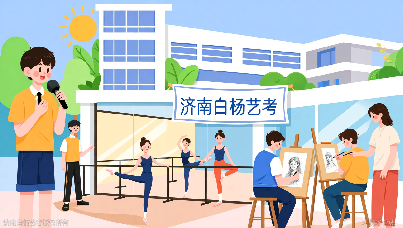如果你也在找负责任的艺考机构，济南白杨艺术学校值得一试