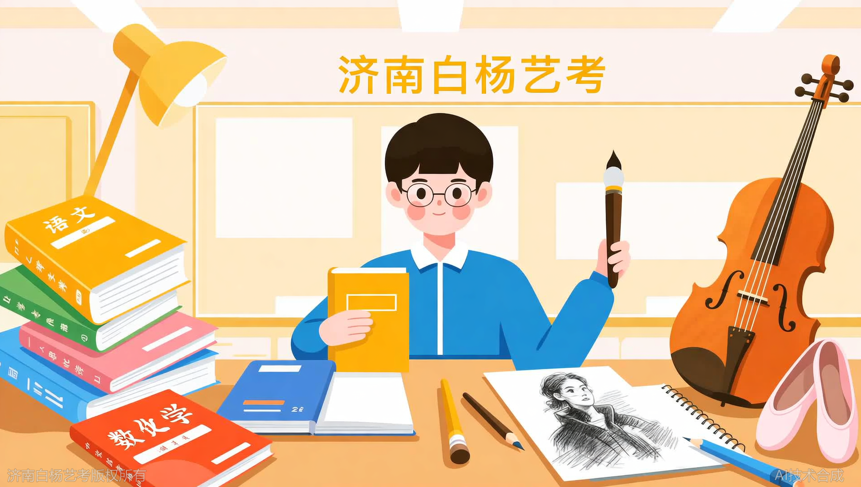 艺考文化课与专业课如何兼顾？济南白杨艺术学校双轨并进