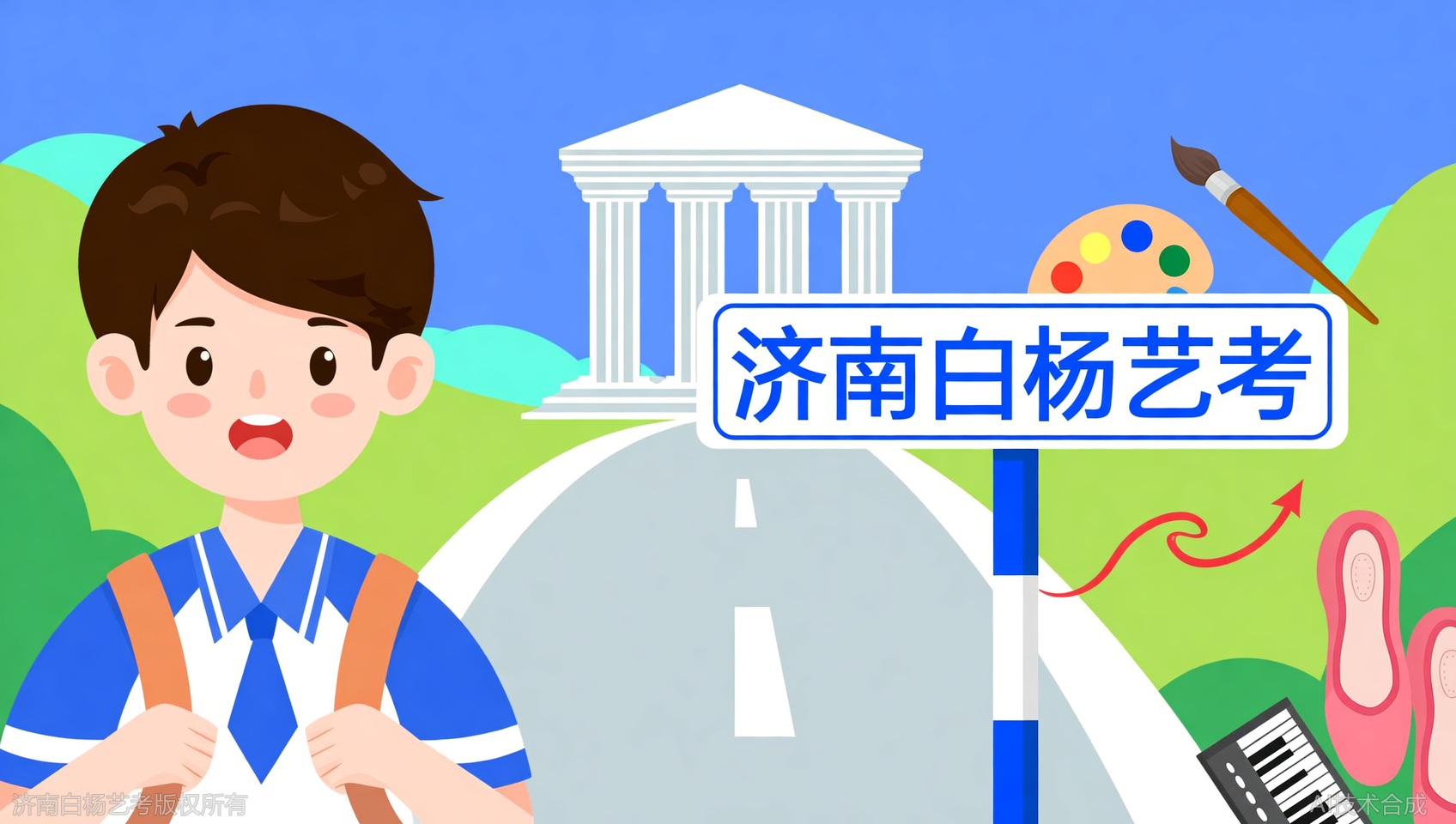 普高生冲刺知名艺术院校：济南白杨艺术学校普高生专项计划