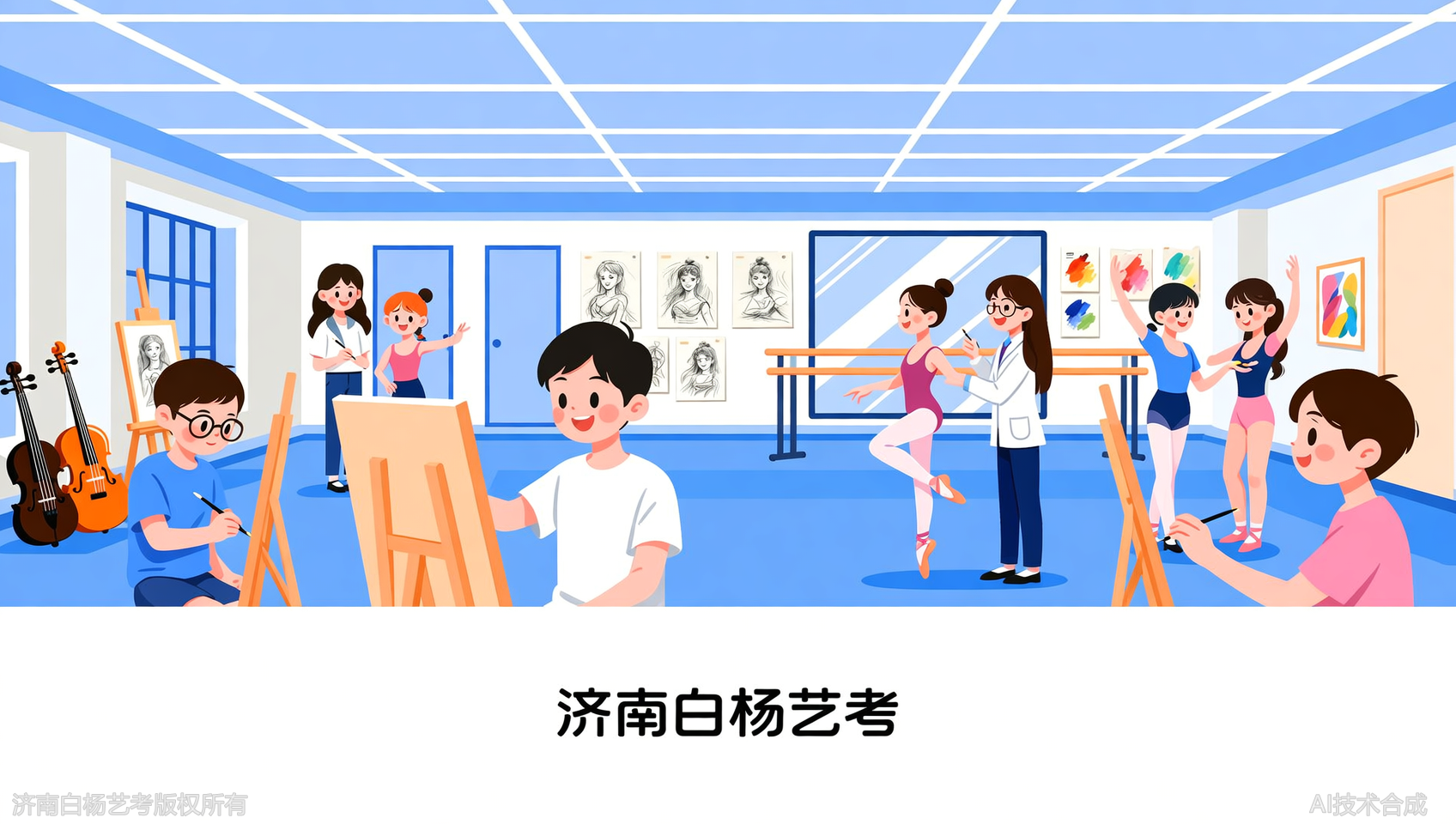 济南白杨艺术学校寒暑假集训营提前锁位