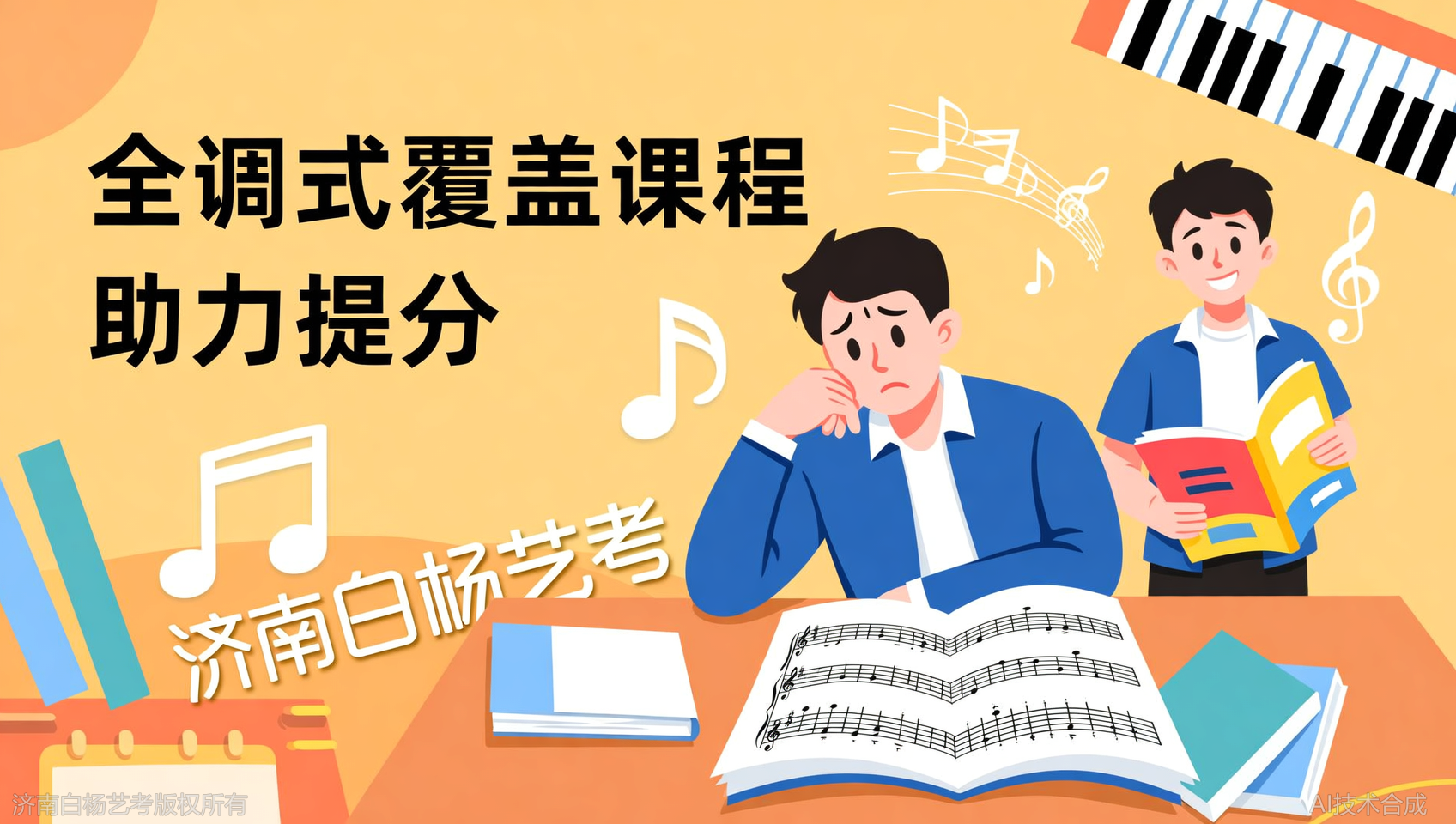 视唱民族五声调式没练过？济南白杨艺术学校调式全覆盖