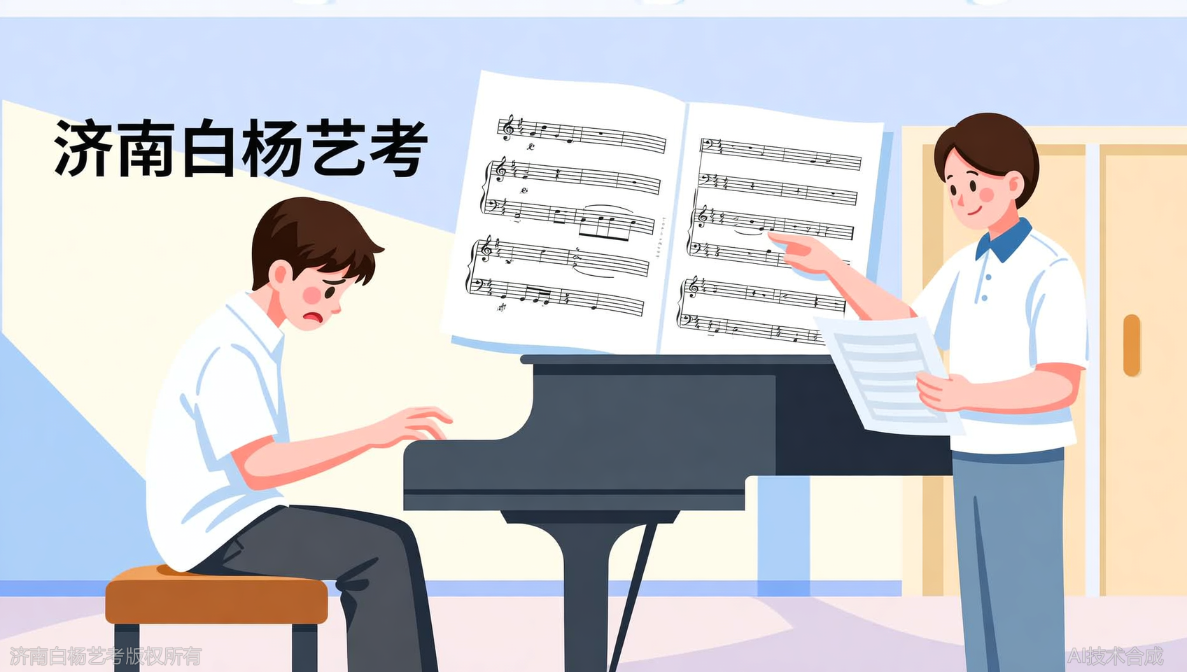 钢琴考生力度速度不达标？济南白杨艺术学校逐段精析