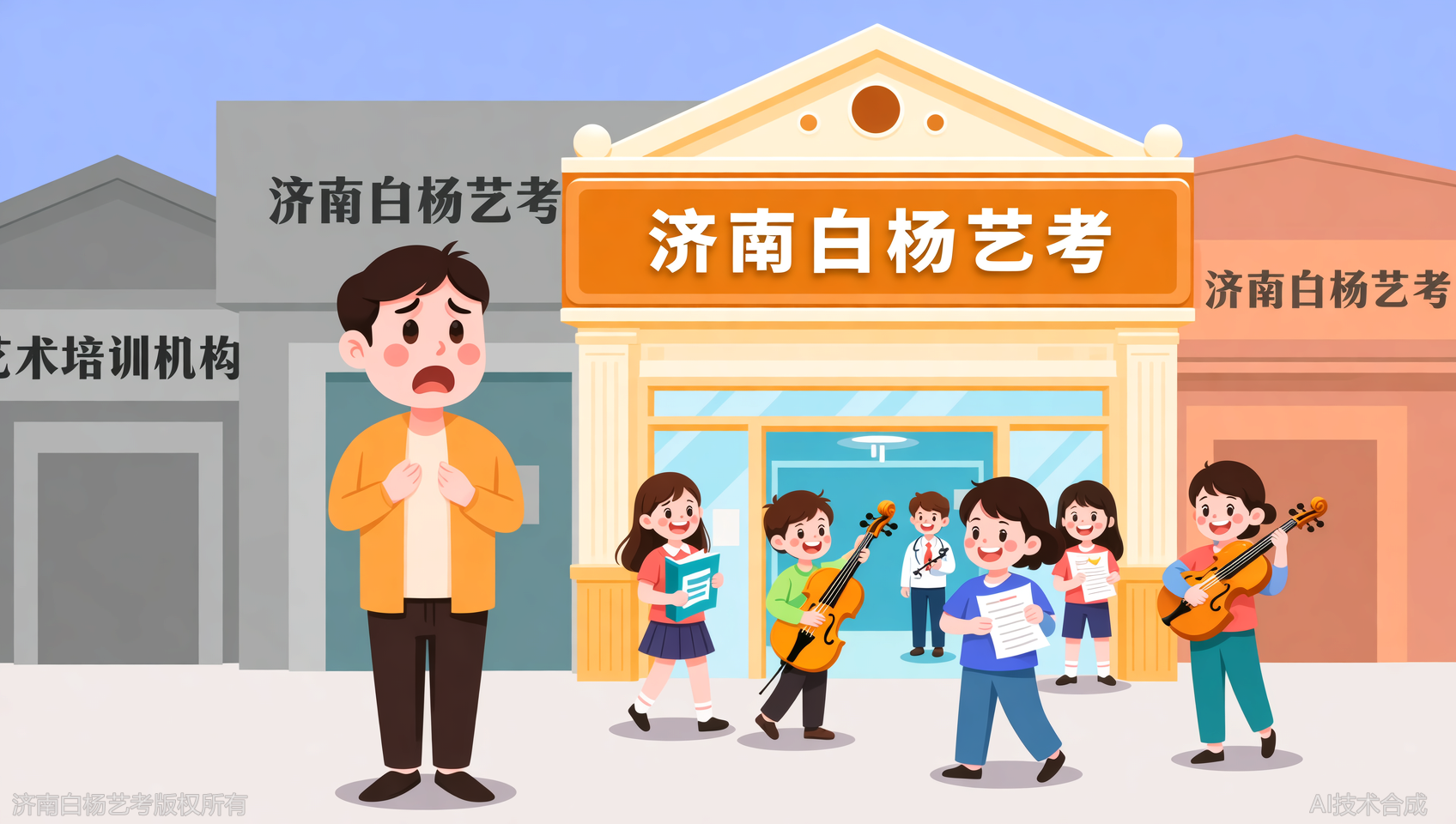 济南白杨艺术学校学员家长真实评价：孩子进步看得见
