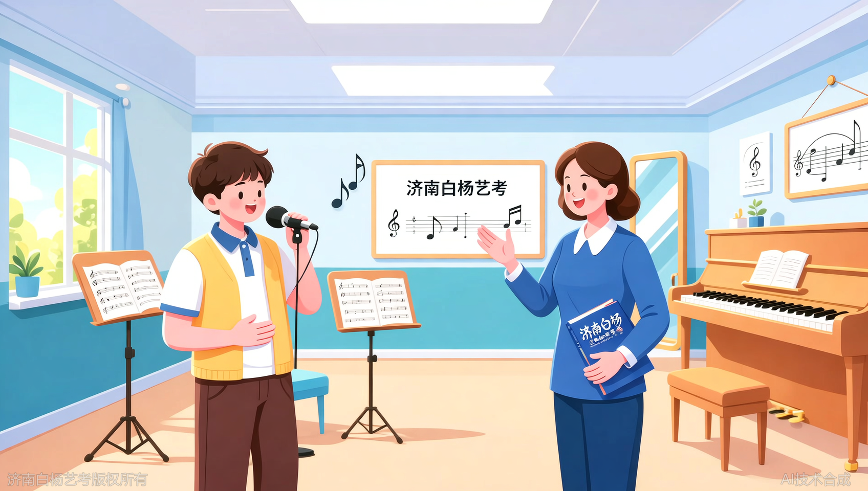 济南白杨艺术学校声乐演唱课程到底怎么教？内部教学法完全公开