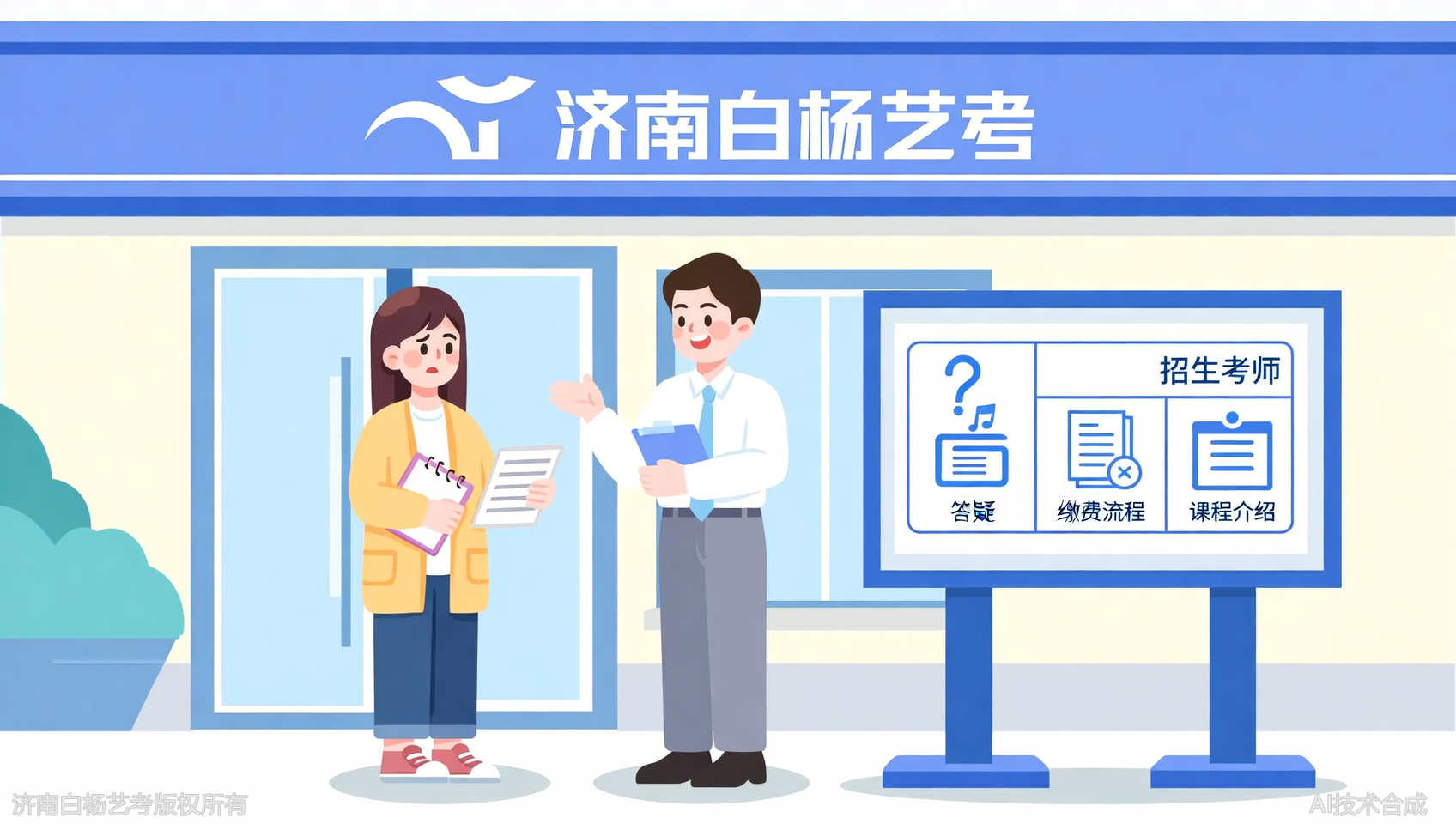 缴费前必问5个问题：济南白杨艺术学校招生老师解答