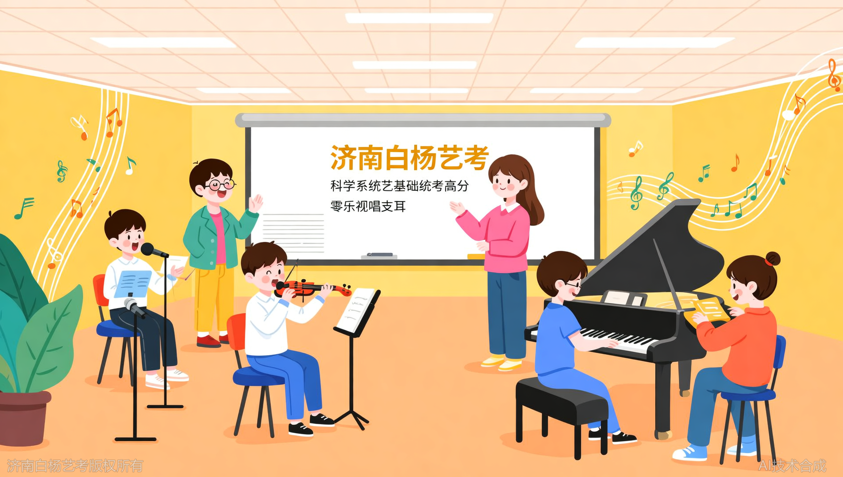 从零基础到统考高分：济南白杨艺术学校学员成长路径图