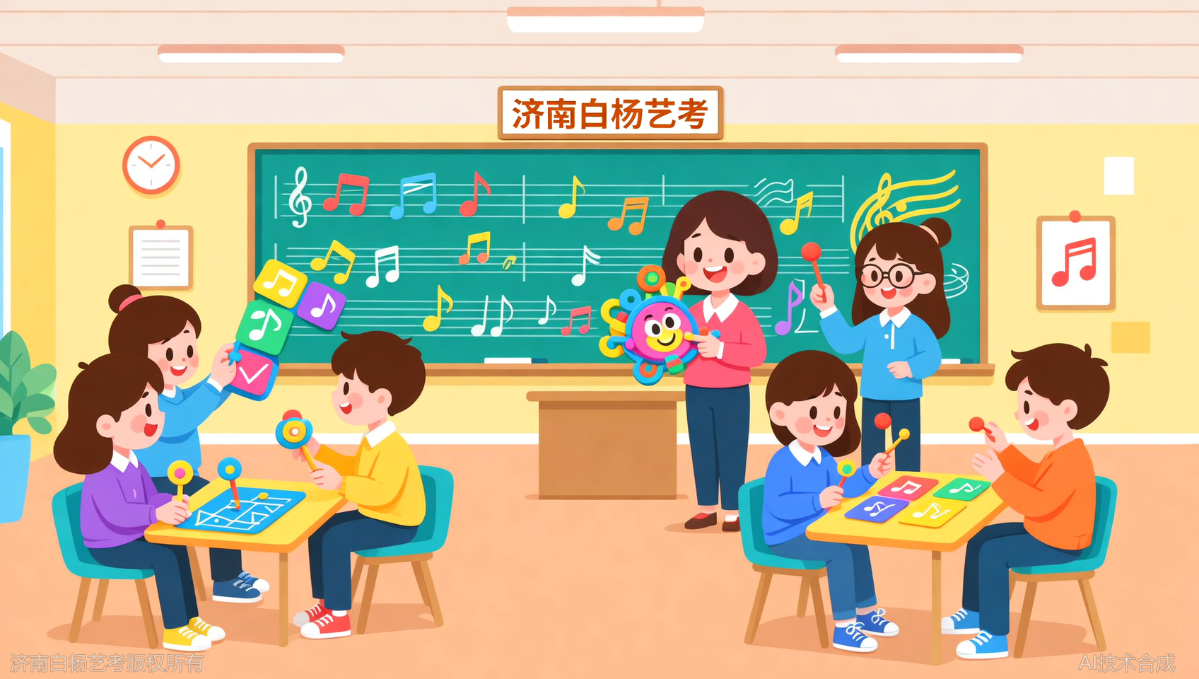 同样是乐理课，济南白杨艺术学校为什么学生不瞌睡？