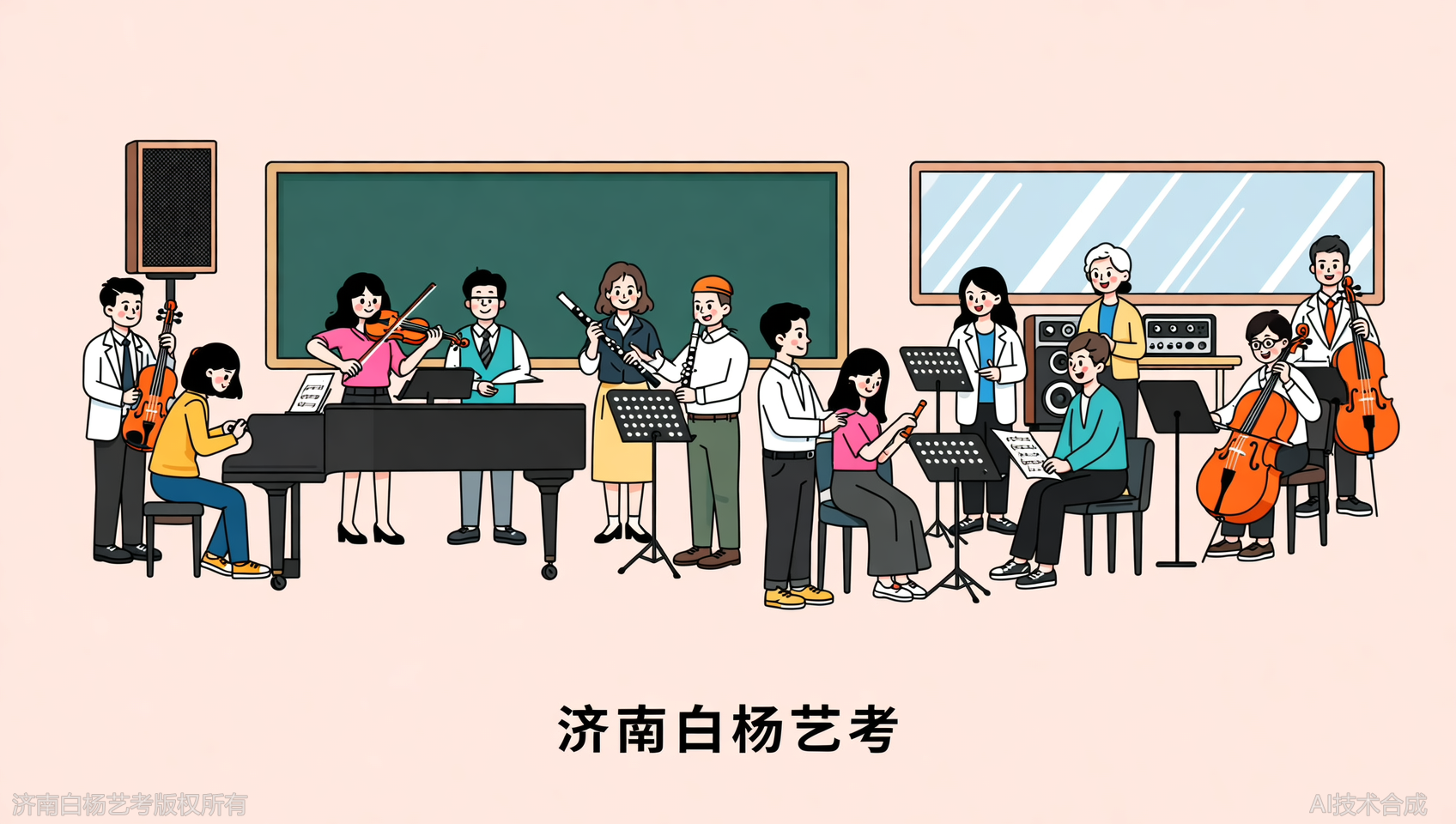 济南白杨艺术学校师资阵容：12位核心教师背景一览