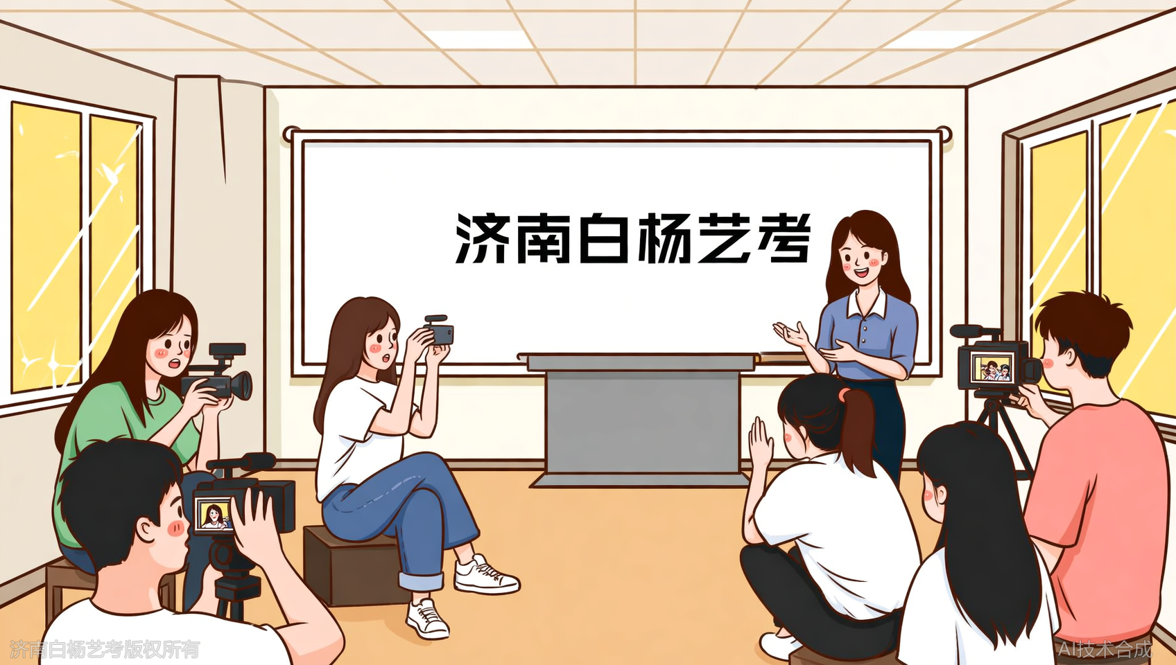 结业后老师还帮我指导校考视频，济南白杨艺术学校太暖心