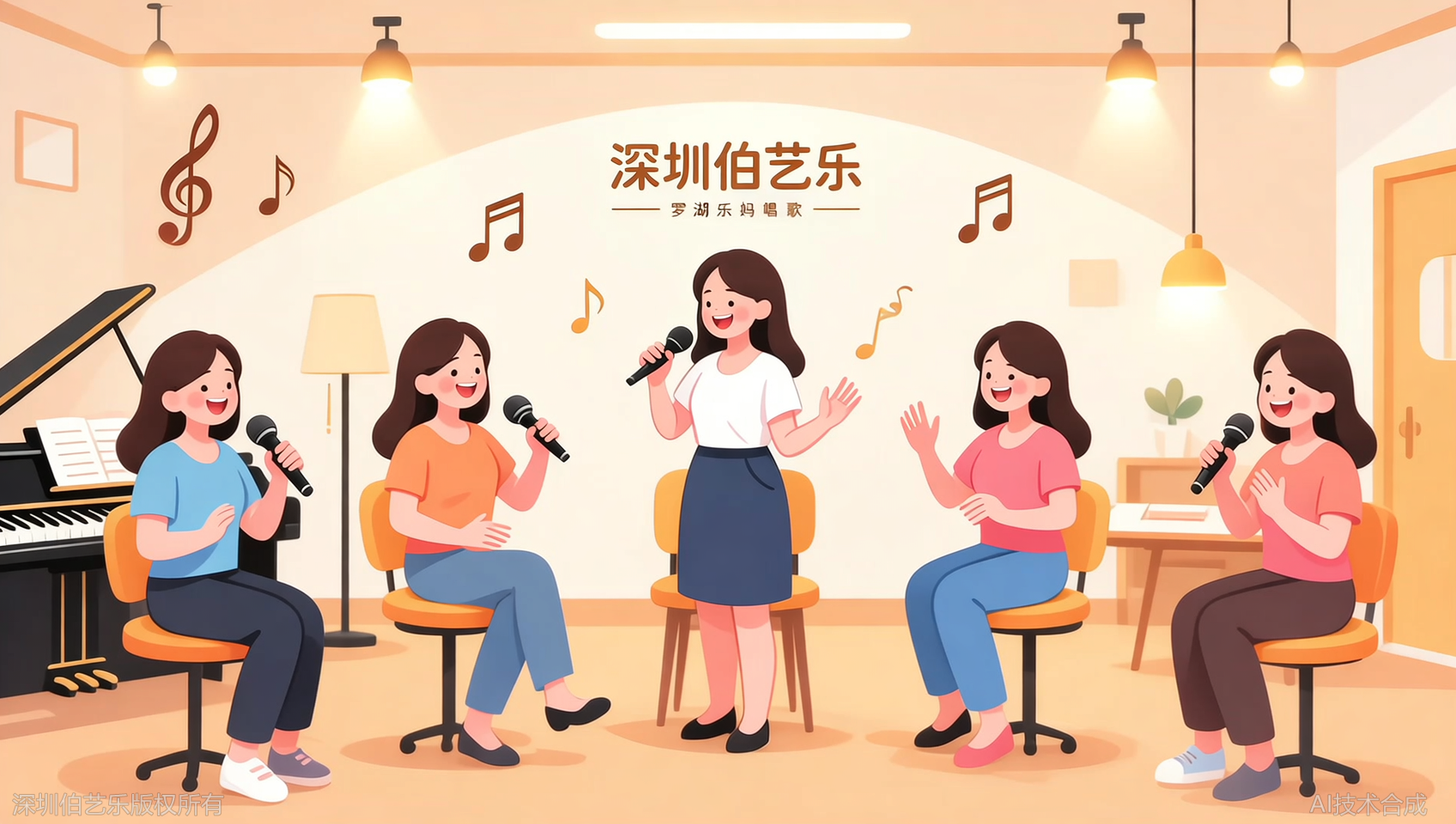 罗湖的宝妈们，想学唱歌却怕没基础？伯艺乐音乐培训：0基础正是我们擅长的