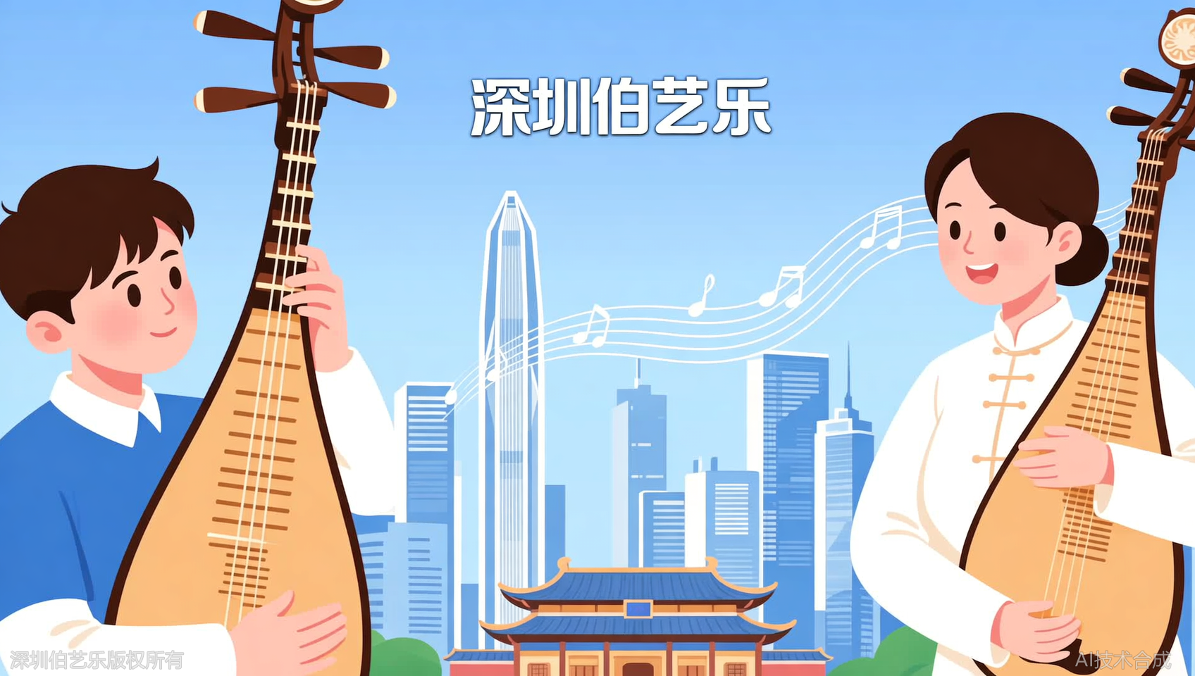 深圳福田区想学琵琶但找不到好老师？伯艺乐音乐培训全职民乐教师